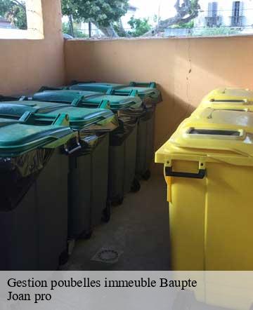 Gestion poubelles immeuble  baupte-50500 Joan pro