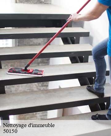 Nettoyage d'immeuble  perriers-en-beauficel-50150 Joan pro